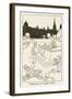 Brightening Up Trafalgar Square-William Heath Robinson-Framed Art Print