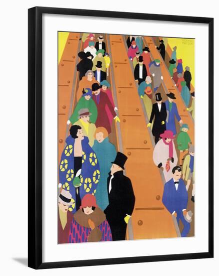 Brightest London is Best Reached by Underground, 1924-Horace Taylor-Framed Giclee Print