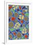 Brightly Colored Mosaic Pattern-Found Image Press-Framed Giclee Print