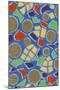 Brightly Colored Mosaic Pattern-Found Image Press-Mounted Giclee Print