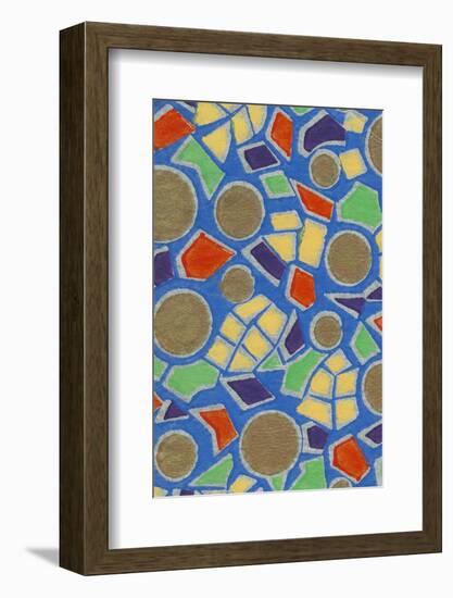 Brightly Colored Mosaic Pattern-Found Image Holdings Inc-Framed Photographic Print