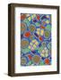 Brightly Colored Mosaic Pattern-Found Image Holdings Inc-Framed Photographic Print