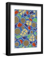 Brightly Colored Mosaic Pattern-Found Image Holdings Inc-Framed Photographic Print