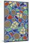 Brightly Colored Mosaic Pattern-Found Image Holdings Inc-Mounted Photographic Print