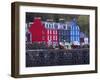 Brightly Coloured Houses at the Fishing Port of Tobermory, Isle of Mull, Inner Hebrides, Scotland-Patrick Dieudonne-Framed Photographic Print