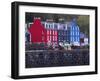 Brightly Coloured Houses at the Fishing Port of Tobermory, Isle of Mull, Inner Hebrides, Scotland-Patrick Dieudonne-Framed Photographic Print