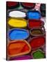 Brightly Coloured Powder for Offerings, Kathmandu, Kathmandu Valley, Nepal, Asia-Bruno Morandi-Stretched Canvas