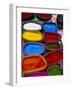 Brightly Coloured Powder for Offerings, Kathmandu, Kathmandu Valley, Nepal, Asia-Bruno Morandi-Framed Photographic Print