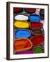 Brightly Coloured Powder for Offerings, Kathmandu, Kathmandu Valley, Nepal, Asia-Bruno Morandi-Framed Photographic Print