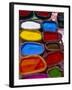 Brightly Coloured Powder for Offerings, Kathmandu, Kathmandu Valley, Nepal, Asia-Bruno Morandi-Framed Photographic Print