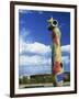 Brightly Coloured Sculpture by Joan Miro, in Barcelona, Cataluna, Spain-Lawrence Graham-Framed Photographic Print