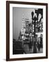 Brightly Lit Casinos Lining the Street-Peter Stackpole-Framed Photographic Print