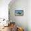 Brightly Painetd Boats, Puerto Rico-George Oze-Framed Stretched Canvas displayed on a wall