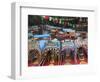 Brightly Painted Boats, Xochimilco, Trajinera, Floating Gardens, Canals, UNESCO World Heritage Site-Wendy Connett-Framed Photographic Print