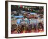 Brightly Painted Boats, Xochimilco, Trajinera, Floating Gardens, Canals, UNESCO World Heritage Site-Wendy Connett-Framed Photographic Print