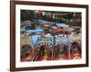 Brightly Painted Boats, Xochimilco, Trajinera, Floating Gardens, Canals, UNESCO World Heritage Site-Wendy Connett-Framed Photographic Print