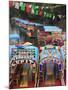 Brightly Painted Boats, Xochimilco, Trajinera, Floating Gardens, Canals, UNESCO World Heritage Site-Wendy Connett-Mounted Photographic Print