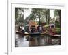 Brightly Painted Boats, Xochimilco, Trajinera, Floating Gardens, Canals, UNESCO World Heritage Site-Wendy Connett-Framed Photographic Print