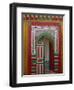 Brightly Painted Door in the Medina, Essaouira, Morocco-Bruno Morandi-Framed Photographic Print