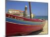 Brightly Painted Fishing Boat, Collioure, Cote Vermeille, Languedoc Roussillon, France, Europe-Michael Busselle-Mounted Photographic Print