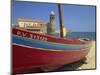 Brightly Painted Fishing Boat, Collioure, Cote Vermeille, Languedoc Roussillon, France, Europe-Michael Busselle-Mounted Photographic Print