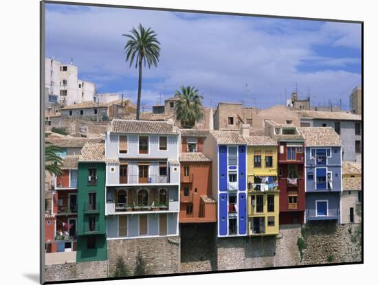 Brightly Painted Houses at Villajoyosa in Valencia, Spain, Europe-Mawson Mark-Mounted Photographic Print