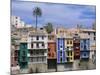 Brightly Painted Houses at Villajoyosa in Valencia, Spain, Europe-Mawson Mark-Mounted Photographic Print