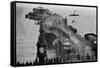 Brighton Aquarium and Palace Pier, Brighton, East Sussex, Early 20th Century-null-Framed Stretched Canvas