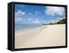 Brighton Beach Barbados, Caribbean-Michael DeFreitas-Framed Stretched Canvas