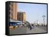 Brighton Beach Boardwalk, Little Russia, Brooklyn, New York City-Wendy Connett-Framed Stretched Canvas