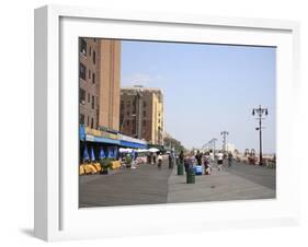 Brighton Beach Boardwalk, Little Russia, Brooklyn, New York City-Wendy Connett-Framed Photographic Print