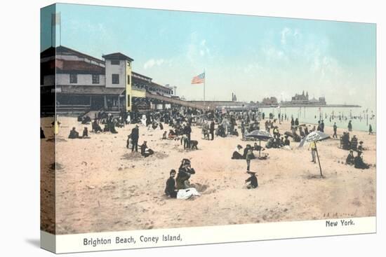 Brighton Beach, Coney Island, Brooklyn, New York-null-Stretched Canvas