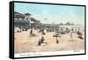 Brighton Beach, Coney Island, Brooklyn, New York-null-Framed Stretched Canvas
