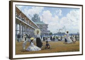 Brighton Beach, Coney Island-Alan Maley-Framed Giclee Print