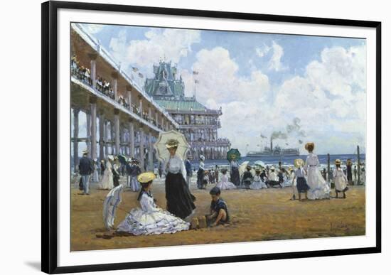 Brighton Beach, Coney Island-Alan Maley-Framed Giclee Print