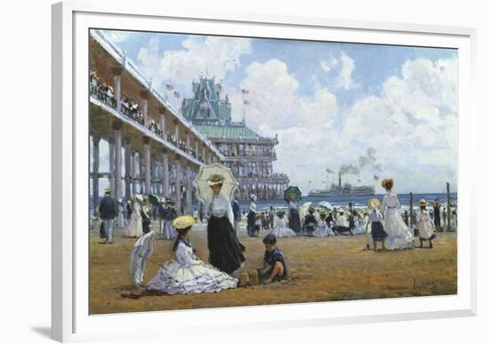 Brighton Beach, Coney Island-Alan Maley-Framed Giclee Print