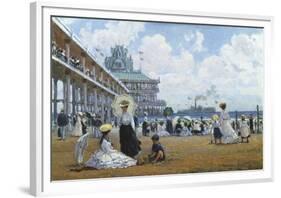 Brighton Beach, Coney Island-Alan Maley-Framed Giclee Print