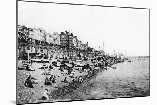 Brighton Beach, East Sussex, C1900s-1920S-null-Mounted Giclee Print