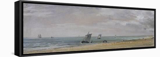 Brighton Beach, East Sussex-John Constable-Framed Stretched Canvas