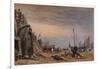 Brighton Beach, Haze clearing off, c1820-Frederick Nash-Framed Giclee Print