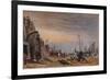 Brighton Beach, Haze clearing off, c1820-Frederick Nash-Framed Giclee Print