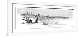 Brighton Beach, Melbourne, Victoria, Australia, 1886-Albert Henry Fullwood-Framed Giclee Print