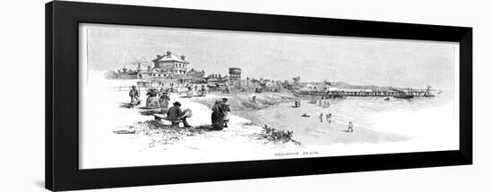 Brighton Beach, Melbourne, Victoria, Australia, 1886-Albert Henry Fullwood-Framed Giclee Print