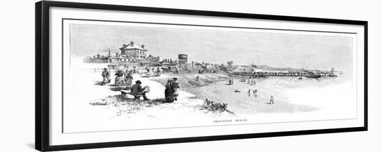 Brighton Beach, Melbourne, Victoria, Australia, 1886-Albert Henry Fullwood-Framed Giclee Print