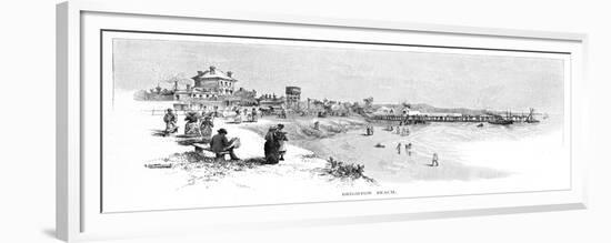 Brighton Beach, Melbourne, Victoria, Australia, 1886-Albert Henry Fullwood-Framed Giclee Print