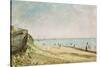 Brighton Beach (Oil on Paper)-John Constable-Stretched Canvas