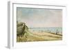 Brighton Beach (Oil on Paper)-John Constable-Framed Giclee Print