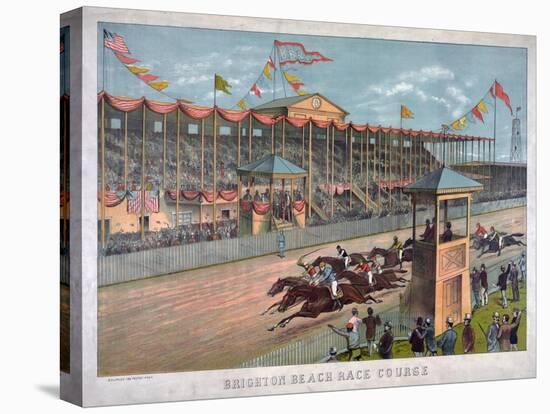 Brighton Beach Race Course-null-Stretched Canvas