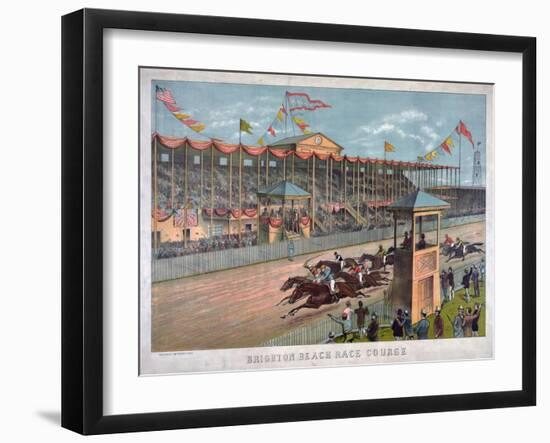 Brighton Beach Race Course-null-Framed Giclee Print