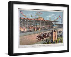 Brighton Beach Race Course-null-Framed Giclee Print